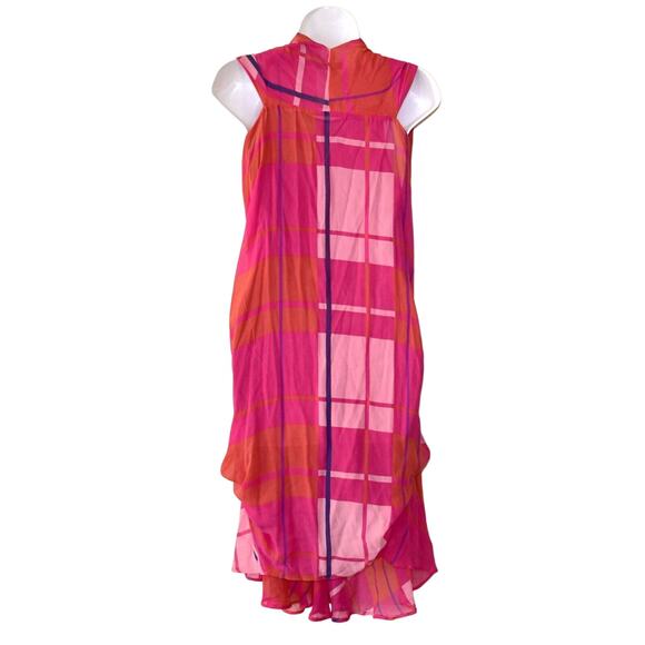 B4 NEW SEE BY CHLOE Pink Multi Printed Summer Dress With Liner Size US 4 IT 40 - Picture 3 of 8